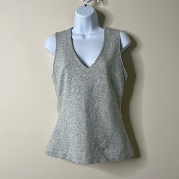 J. Crew Tops - J. Crew Grey Sleeveless V Neck Top XS